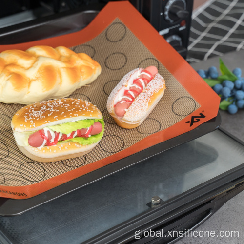 Customized Eco-friendly Nonstick Rolling Silicone Baking Mat